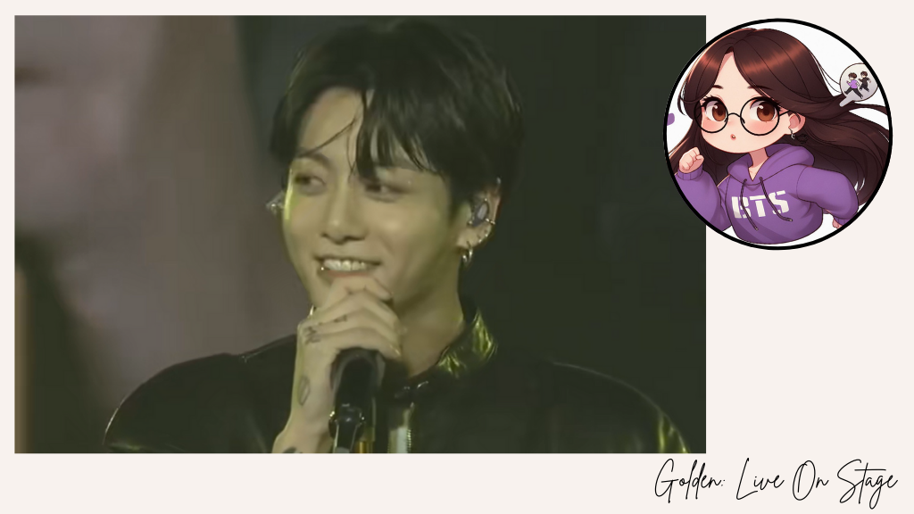 GOLDEN Live on Stage: l’appuntamento con JungKook